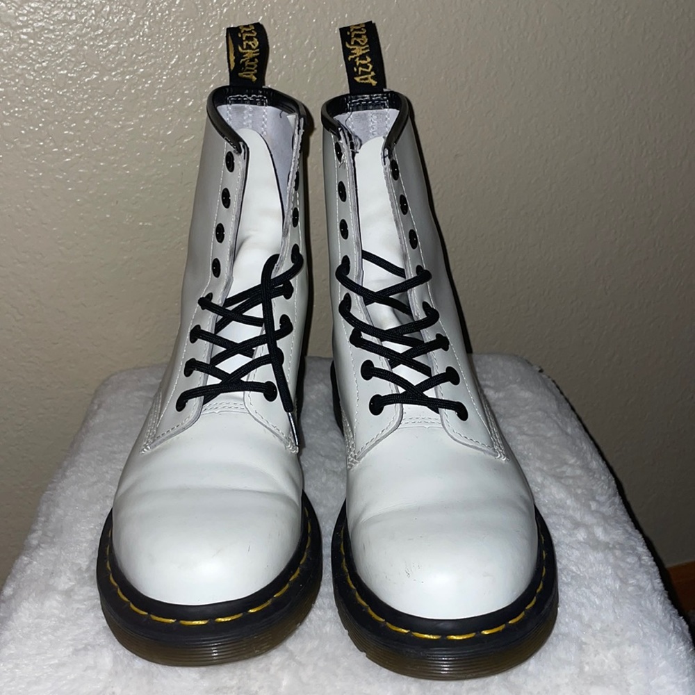 White Dr.Martens, Used Size 8